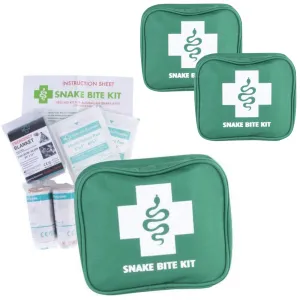 2x 9 Piece | Australian Snake Bite First Aid Kit | Camping | Hiking | Travel