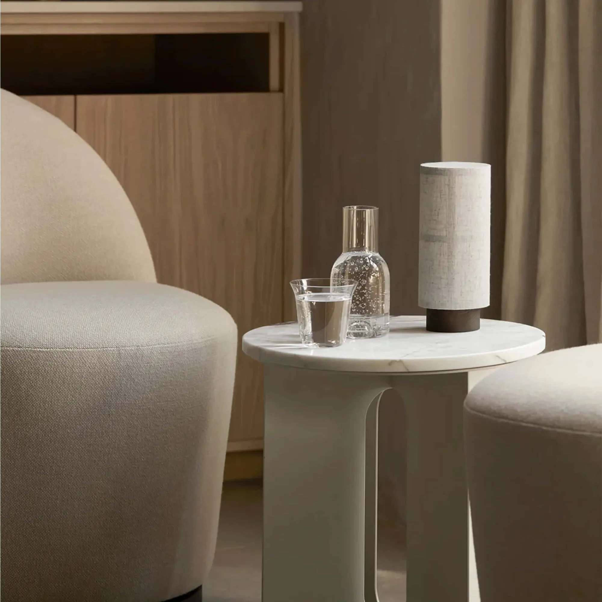Audo Copenhagen Hashira rechargeable lamp, raw