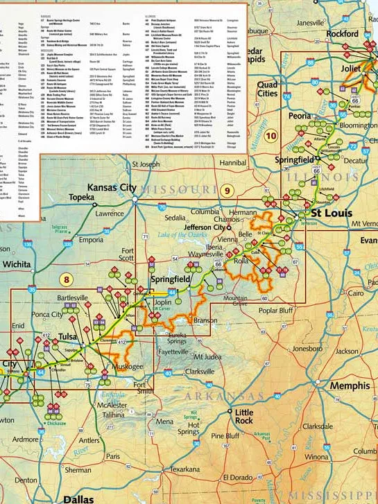Butler Historic Rte 66 Map Set