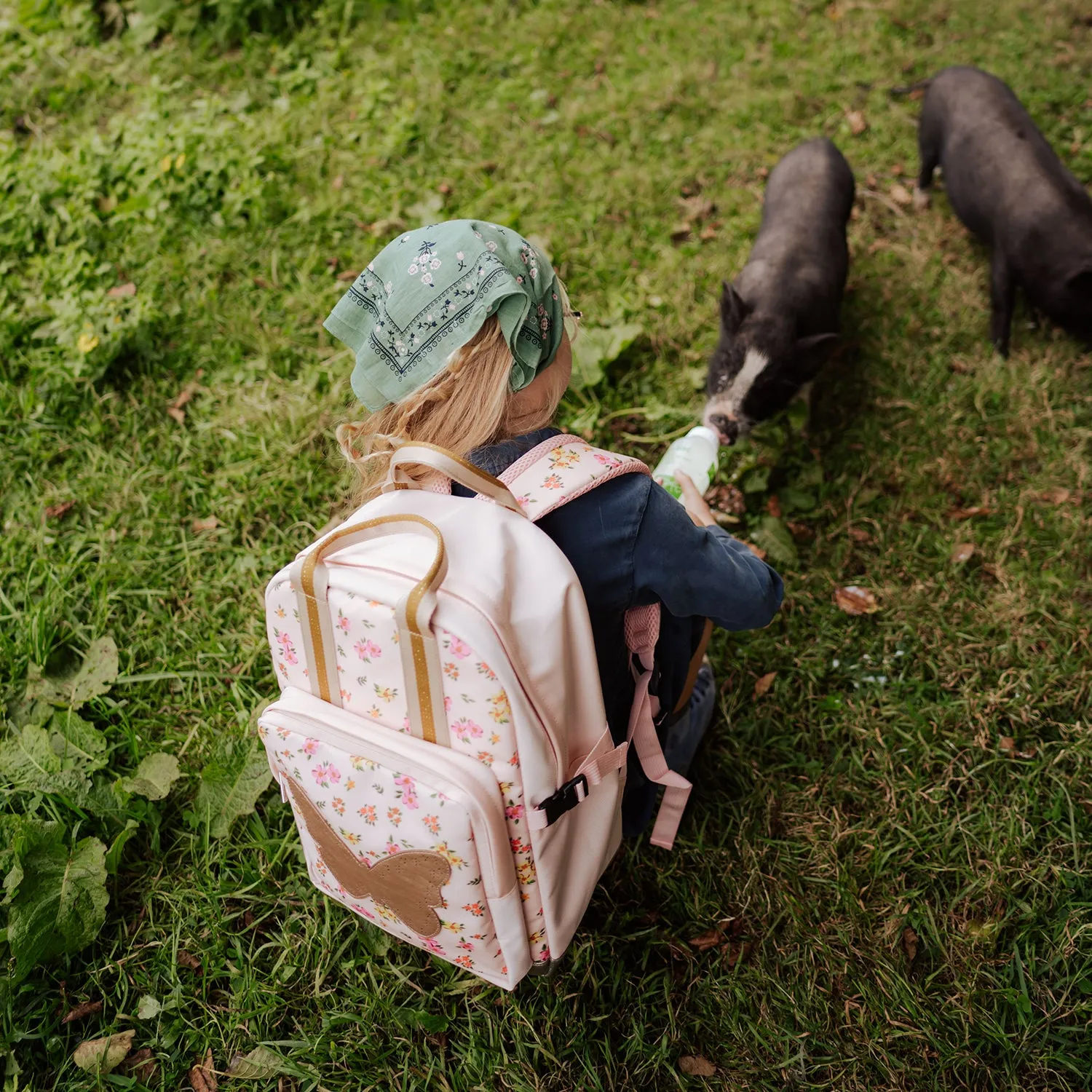 CARAMEL & CIE. Medium Backpack - Liberty Butterfly
