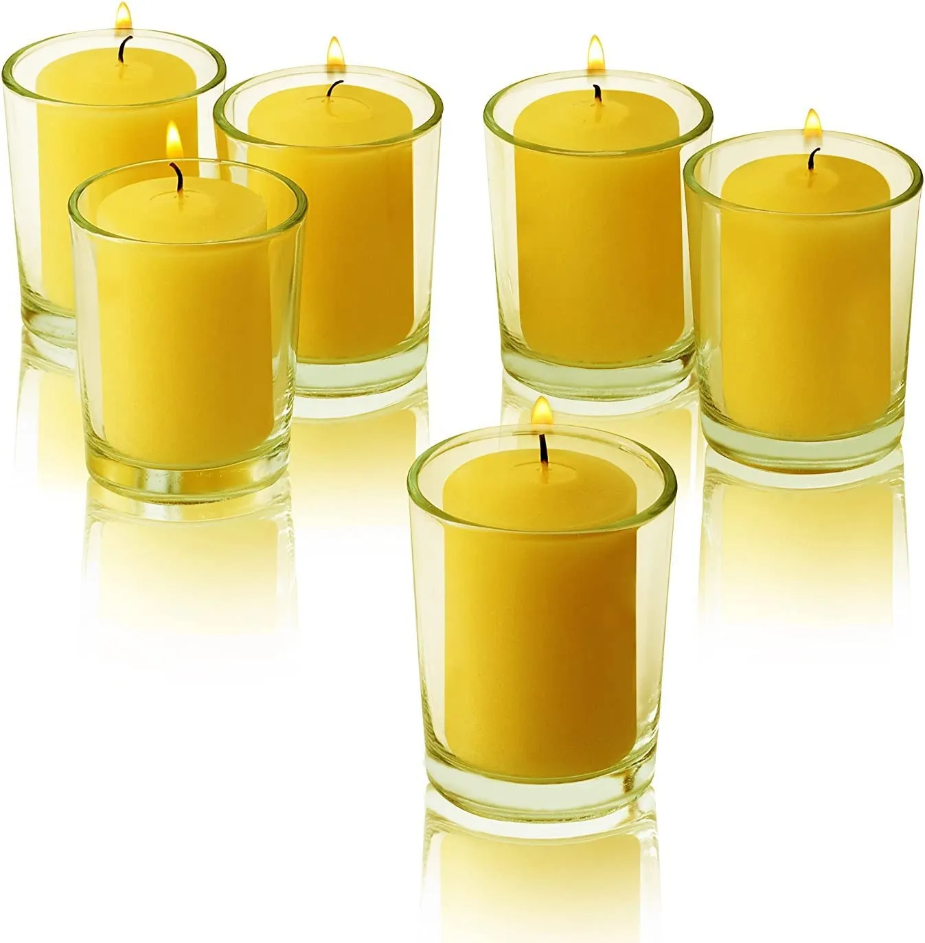 Citronella Votive Candles 15 Hour Burn Time - Pack of 36
