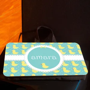 Lap pad <br> Personalised, Ducky