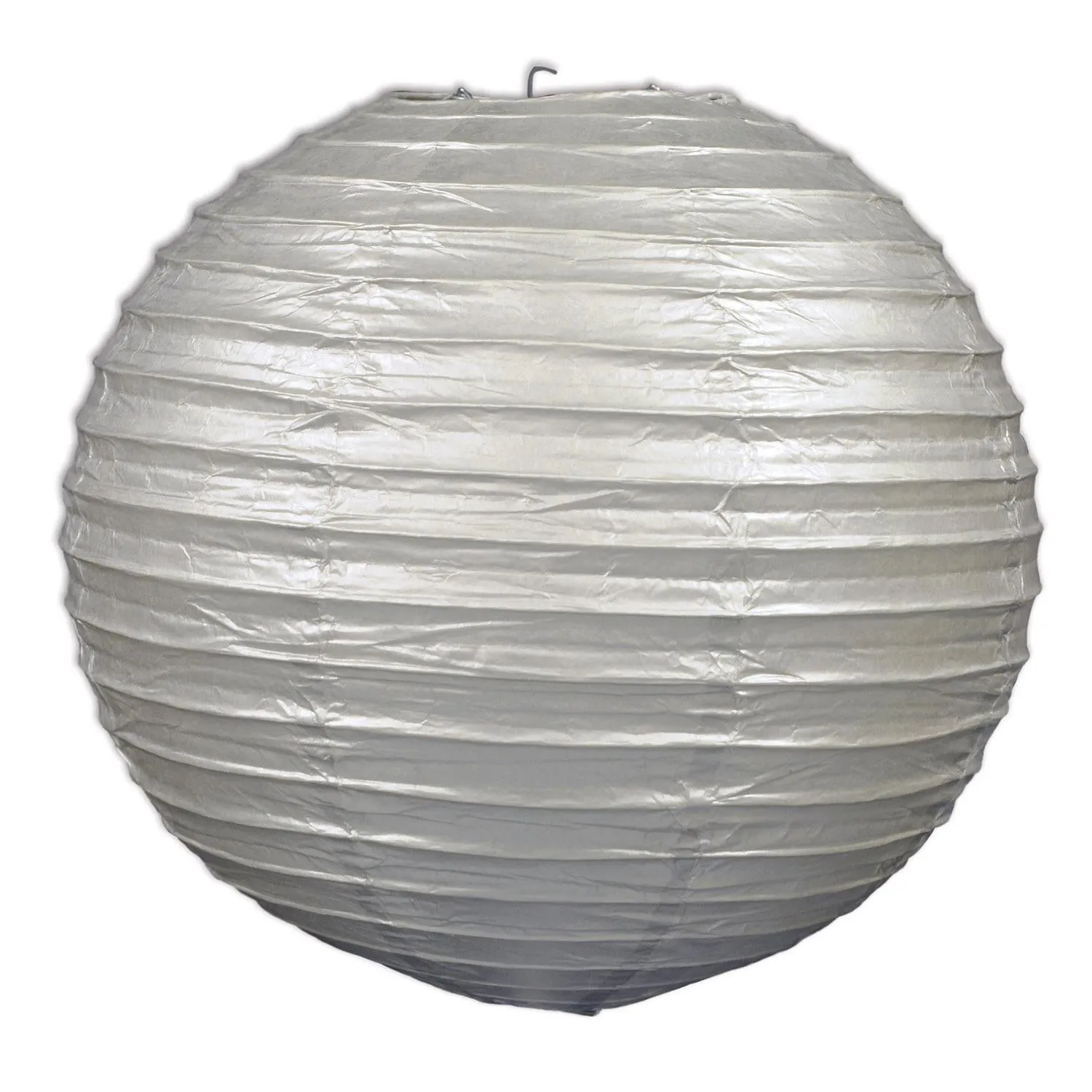 Party Paper Lanterns silver (3 per Package)